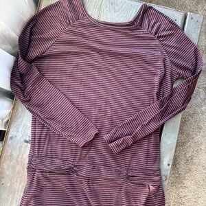 Carve Designs drop waist long sleeve dress | size medium